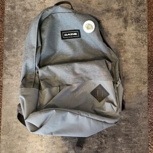 Dakine grey backpack with a pin!
